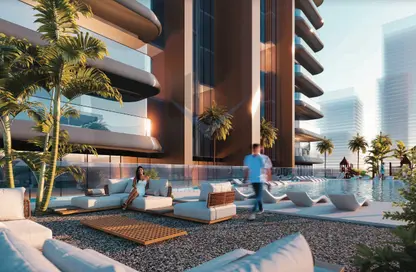 Apartment - 4 Bedrooms - 4 Bathrooms for sale in Al Ghaf Tower - Al Khan - Sharjah