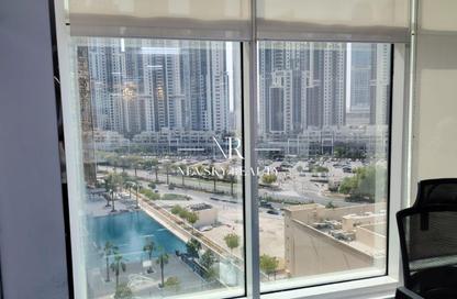 Office Space - Studio - 1 Bathroom for rent in Clover Bay Tower - Business Bay - Dubai