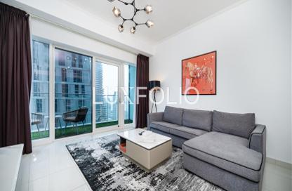 Apartment - 1 Bedroom - 2 Bathrooms for rent in Damac Heights - Dubai Marina - Dubai