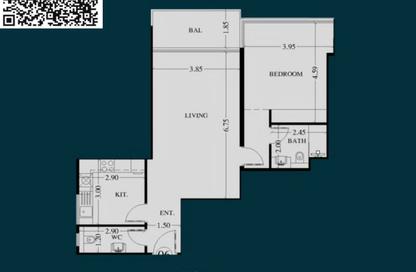 Apartment - 1 Bedroom - 2 Bathrooms for sale in Al Watan Tower - Ajman Corniche Road - Ajman Apartment - 1 Bedroom - 2 Bathrooms for sale in Al Watan Tower - Ajman Corniche Road - Ajman