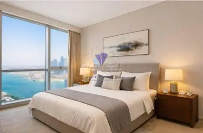 Apartment - 1 Bedroom - 2 Bathrooms for rent in Marina Blue Tower - Marina Square - Al Reem Island - Abu Dhabi