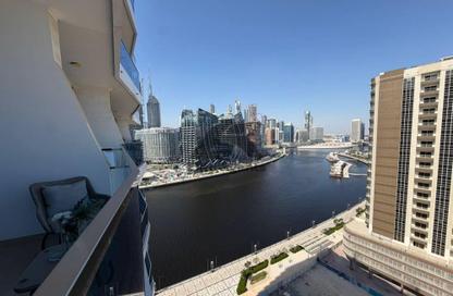 Apartment - Studio - 1 Bathroom for rent in Waves Tower - Business Bay - Dubai