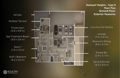 Villa - 7 - 7+ for sale in Nawayef West - Al Hudayriat Island - Abu Dhabi