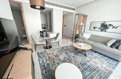 Apartment - 1 - 2 for rent in Jumeirah Gate Tower 2 - The Address Jumeirah Resort and Spa - Jumeirah Beach Residence - Dubai