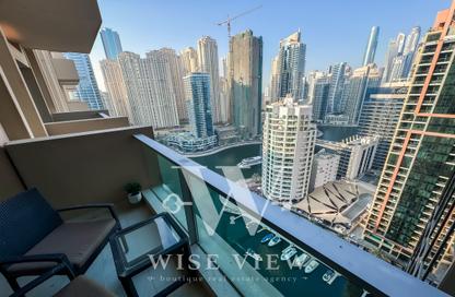 Apartment - Studio - 1 for rent in JW Marriott Hotel Marina - Dubai Marina - Dubai