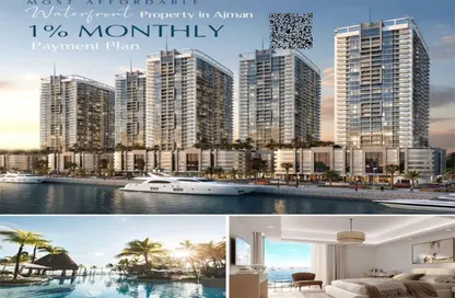 Apartment - 1 Bedroom - 2 Bathrooms for sale in Ajman Creek Towers - Al Rashidiya 1 - Al Rashidiya - Ajman