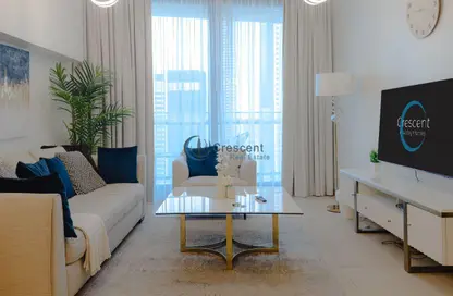 شقة - غرفة نوم - 2 حمامات للايجار في برج فيستا - برج فيستا - وسط مدينة دبي - دبي