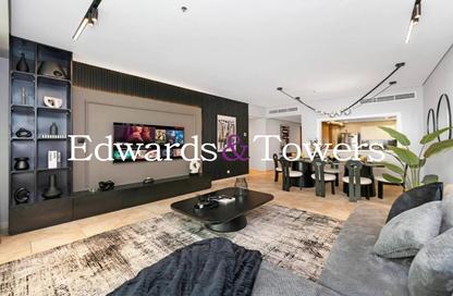 Apartment - 3 Bedrooms - 4 Bathrooms for rent in Al Fattan Marine Tower - Al Fattan Marine Towers - Jumeirah Beach Residence - Dubai