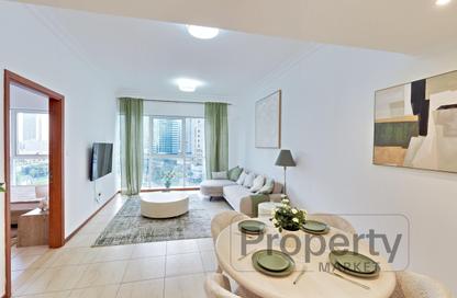 Apartment - 1 Bedroom - 2 Bathrooms for rent in MAG 214 - JLT Cluster R - Jumeirah Lake Towers - Dubai