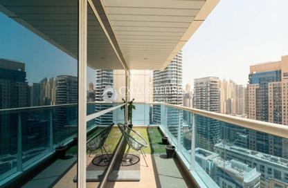 Apartment - 1 - 2 for rent in Opal Tower Marina - Dubai Marina - Dubai