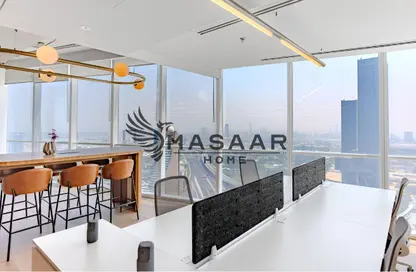 Office Space - Studio - 1 Bathroom for rent in Burj Al Salam - Sheikh Zayed Road - Dubai