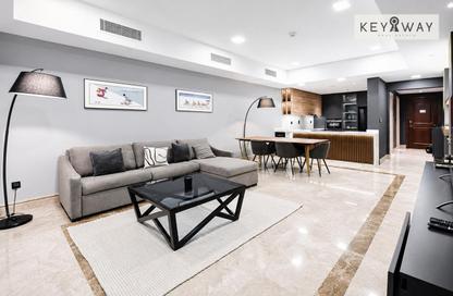 Apartment - 1 Bedroom - 2 Bathrooms for rent in The Fairmont Palm Residence North - The Fairmont Palm Residences - Palm Jumeirah - Dubai