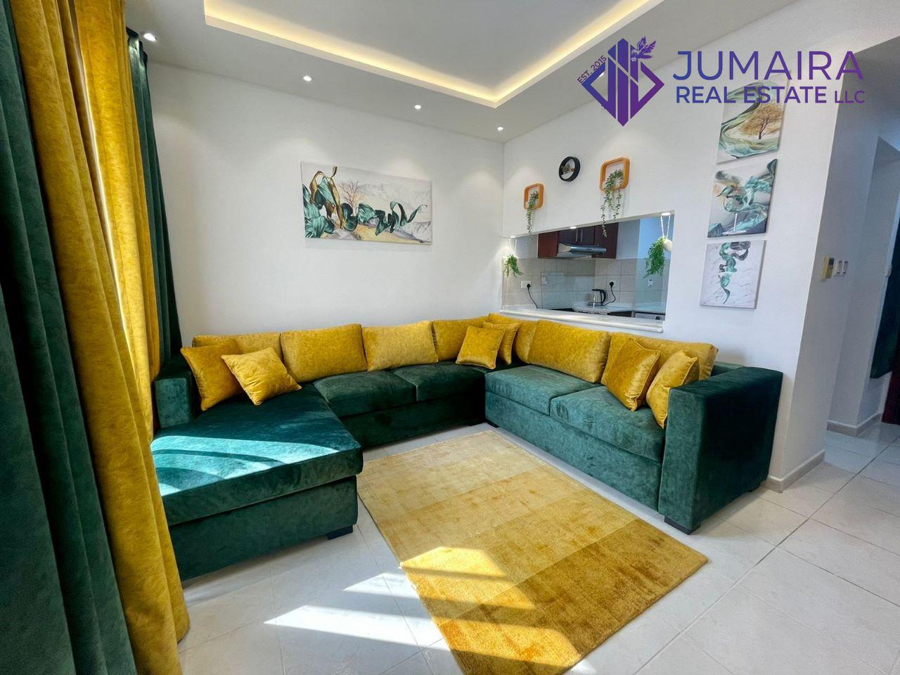 Stylish 1BR | Well Maintained | Mina Al Arab