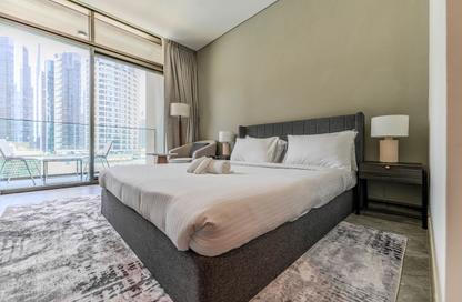 Apartment - Studio - 1 Bathroom for rent in Peninsula Two - Peninsula - Business Bay - Dubai
