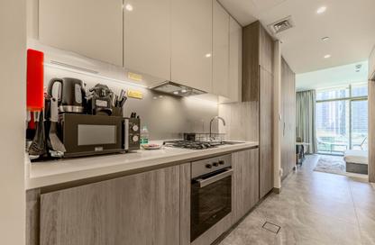 Apartment - Studio - 1 Bathroom for rent in Peninsula Two - Peninsula - Business Bay - Dubai