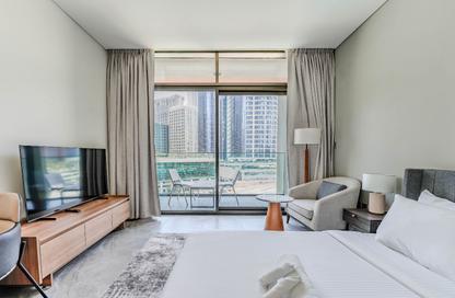 Apartment - Studio - 1 Bathroom for rent in Peninsula Two - Peninsula - Business Bay - Dubai