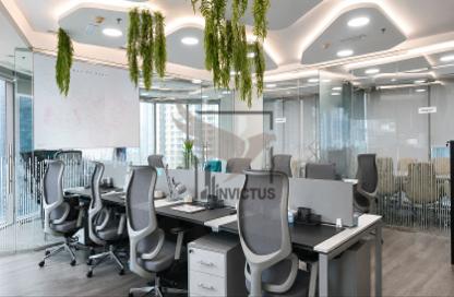 Office Space - Studio - 1 Bathroom for rent in The Binary Tower - Business Bay - Dubai