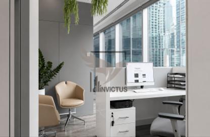 Office Space - Studio - 1 Bathroom for rent in The Binary Tower - Business Bay - Dubai