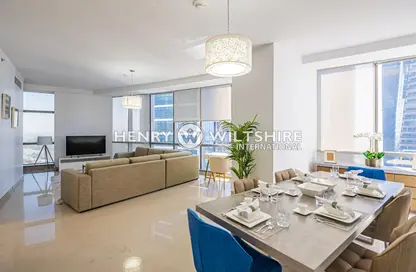 شقة - 2 غرف نوم - 3 حمامات للايجار في 5 برج الاتحاد - أبراج الاتحاد - شارع الكورنيش - أبوظبي