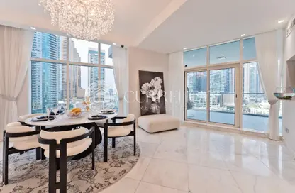 شقة - 3 غرف نوم - 4 حمامات للايجار في ماريناسكيب أفانت - ترايدنت ماريناسكيب - دبي مارينا - دبي