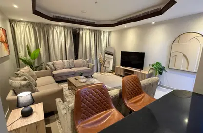 شقة - غرفة نوم - 2 حمامات للايجار في برج الكورنيش - طريق كورنيش عجمان - عجمان
