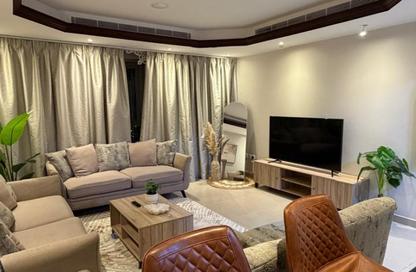 Apartment - 1 Bedroom - 2 Bathrooms for rent in Corniche Tower - Ajman Corniche Road - Ajman