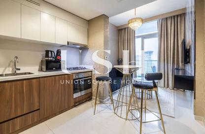 Apartment - 1 - 1 for rent in Reva Residences - Business Bay - Dubai