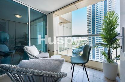 Apartment - 1 - 1 for rent in Sulafa Tower - Dubai Marina - Dubai