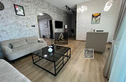 Business Centre - Studio - 5 Bathrooms for rent in Corniche Tower - Ajman Corniche Road - Ajman