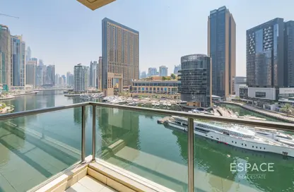 Apartment - 3 Bedrooms - 4 Bathrooms for rent in Marina Quays North - Marina Quays - Dubai Marina - Dubai