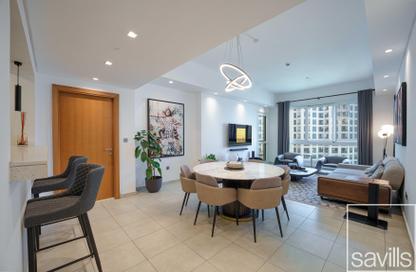 Apartment - 2 Bedrooms - 3 Bathrooms for rent in Marina Residences 2 - Marina Residences - Palm Jumeirah - Dubai