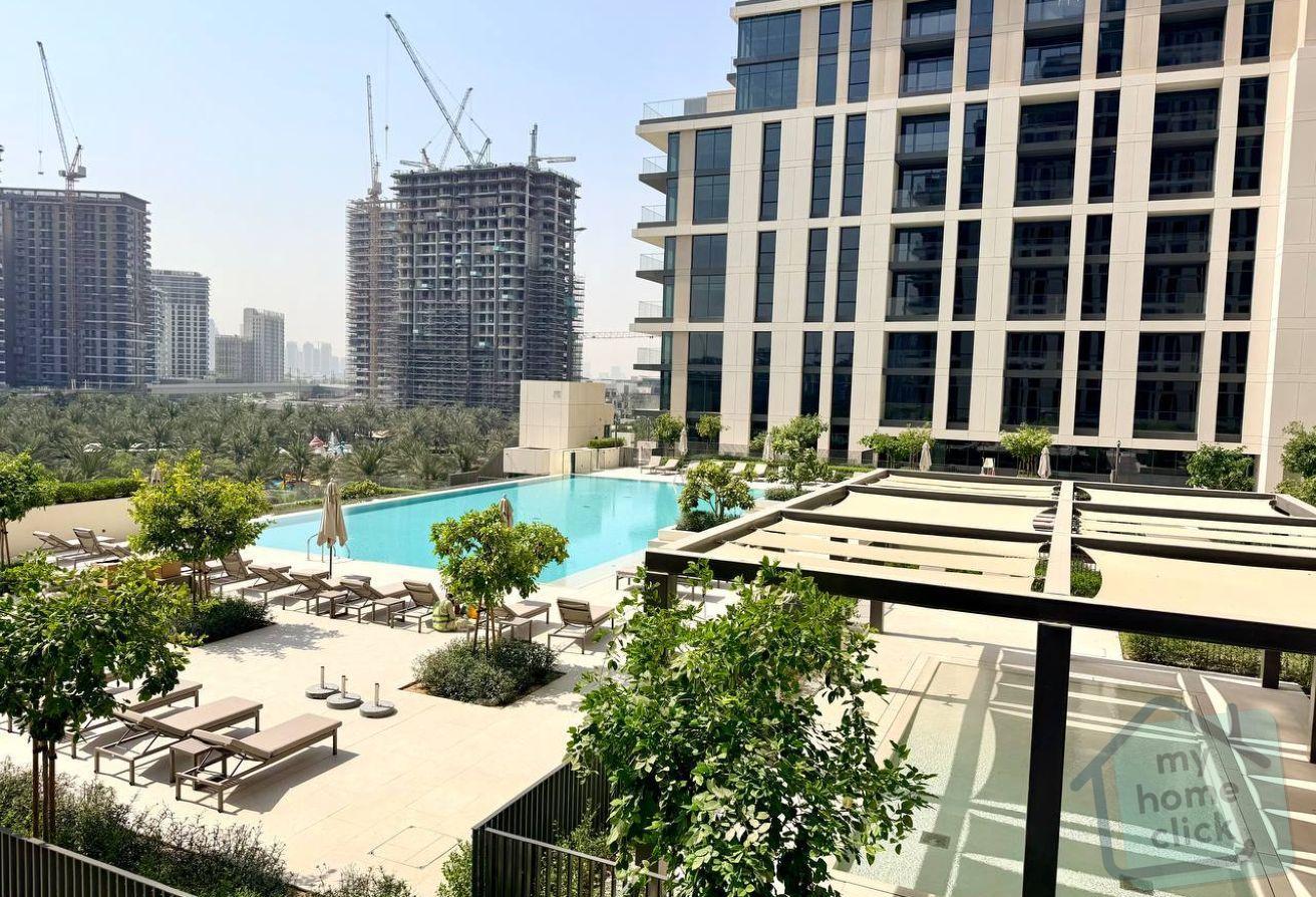 Brand New 1BR | Dubai Hills | Pool View photo 17