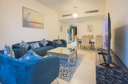 Apartment - 3 - 3 for rent in Beach Tower 1 - Al Khan Lagoon - Al Khan - Sharjah