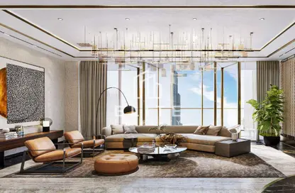 شقة - غرفة نوم - 2 حمامات للبيع في اكسكوزيت ليفينج ريزيدنسز - برج خليفة - وسط مدينة دبي - دبي