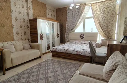 Apartment - Studio - 1 Bathroom for rent in Orient Tower 2 - Orient Towers - Al Bustan - Ajman