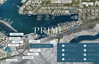 Apartment - 3 Bedrooms - 4 Bathrooms for sale in Ocean Cove - Mina Rashid - Dubai