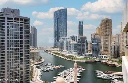 شقة - غرفة نوم - 1 حمام للايجار في برج إسكان - دبي مارينا - دبي