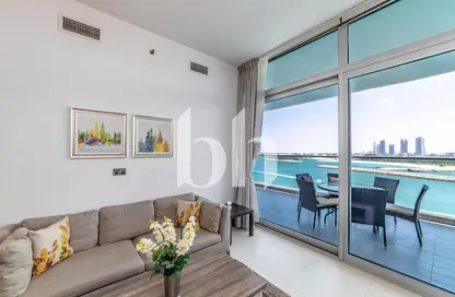 شقة - غرفة نوم - 2 حمامات للايجار في أزور ريزيدنس - نخلة جميرا - دبي