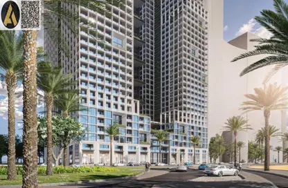 شقة - غرفة نوم - 2 حمامات للبيع في برج موجان - طريق كورنيش عجمان - عجمان