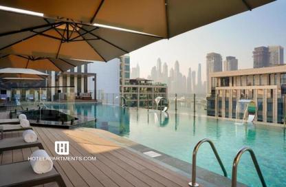 Apartment - Studio - 1 Bathroom for rent in Mileo the Palm - Palm Jumeirah - Dubai