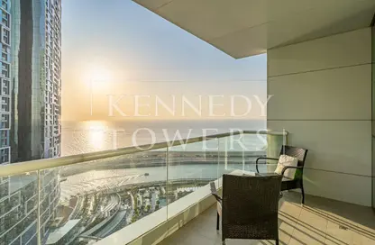 Apartment - 2 Bedrooms - 2 Bathrooms for rent in Al Bateen Residences - Jumeirah Beach Residence - Dubai