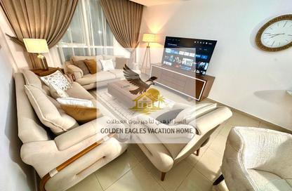 Apartment - 1 Bedroom - 2 Bathrooms for rent in Beach Tower 2 - Al Khan Lagoon - Al Khan - Sharjah