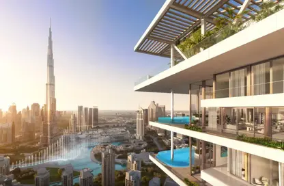 Apartment - 4 Bedrooms - 6 Bathrooms for sale in Fairmont Residences Solara Tower - Downtown Dubai - Dubai Apartment - 4 Bedrooms - 6 Bathrooms for sale in Fairmont Residences Solara Tower - Downtown Dubai - Dubai
