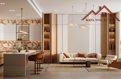 Apartment - 1 Bedroom - 1 Bathroom for sale in Binghatti Skyflame 1 - Binghatti Skyflame - Majan - Dubai
