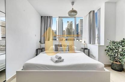 Apartment - Studio - 1 Bathroom for rent in Global Lake View - JLT Cluster E - Jumeirah Lake Towers - Dubai