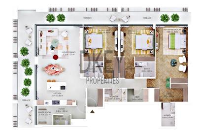 Apartment - 3 Bedrooms - 5 Bathrooms for sale in Rabdan Square - Nad Al Sheba 1 - Nad Al Sheba - Dubai