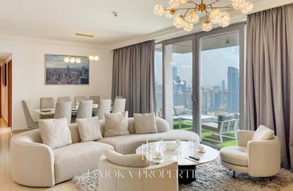 Apartment - 3 Bedrooms - 4 Bathrooms for rent in Boulevard Point - Downtown Dubai - Dubai
