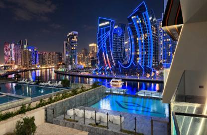 Apartment - 1 - 2 for rent in Binghatti Canal - Business Bay - Dubai