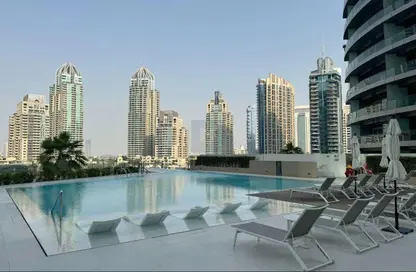 شقة - غرفة نوم - 2 حمامات للايجار في مارينا فيو  A برج - مارينا فيو - دبي مارينا - دبي