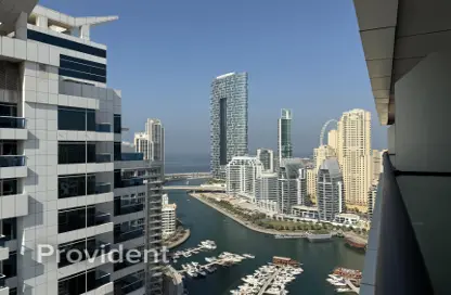 Apartment - 1 Bedroom - 2 Bathrooms for rent in Escan Tower - Dubai Marina - Dubai